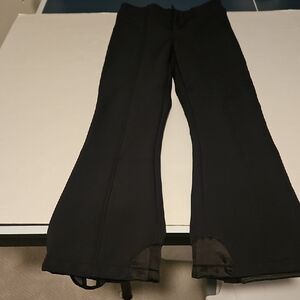 Schoeller Stylish Black Flare Women's Ski Pants.